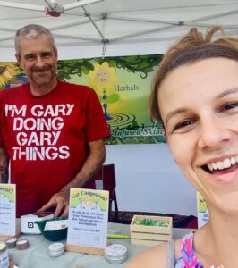 Hubby Gary and I at North Mount Pleasant FM